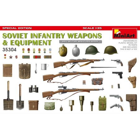 1/35 Soviet Infantry Weapons & Equipment. Special Edition