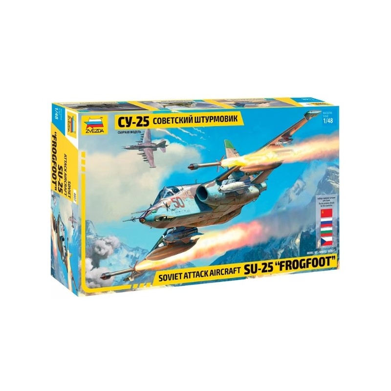 Maqueta 1/48 Sukhoi SU-25 Frogfoot - Zvezda