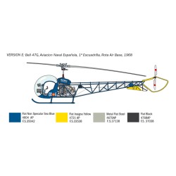 Maqueta 1/48 OH-13 Sioux Helicopter - Italeri