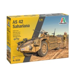 Maqueta del vehículo AS.42 Sahariana a escala 1/35 de Italeri