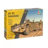 Maqueta del vehículo AS.42 Sahariana a escala 1/35 de Italeri