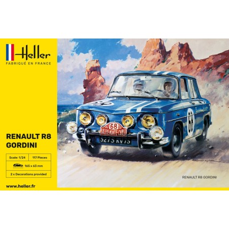 Heller 1/24 Renault R8 Gordini model kit