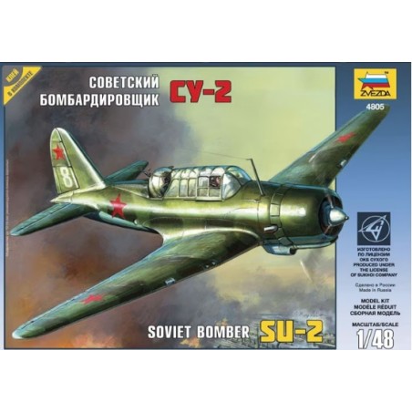 Maqueta 1/48 Soviet Bomber Su-2 - Zvezda