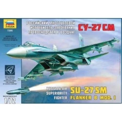 Maqueta de Avión 1/72 Su-27SM "Flanker B mod. 1" - Zvezda