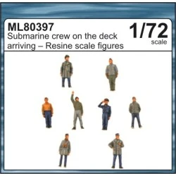 Maqueta 1/72 Submarine Crew on Deck Arriving - CMK