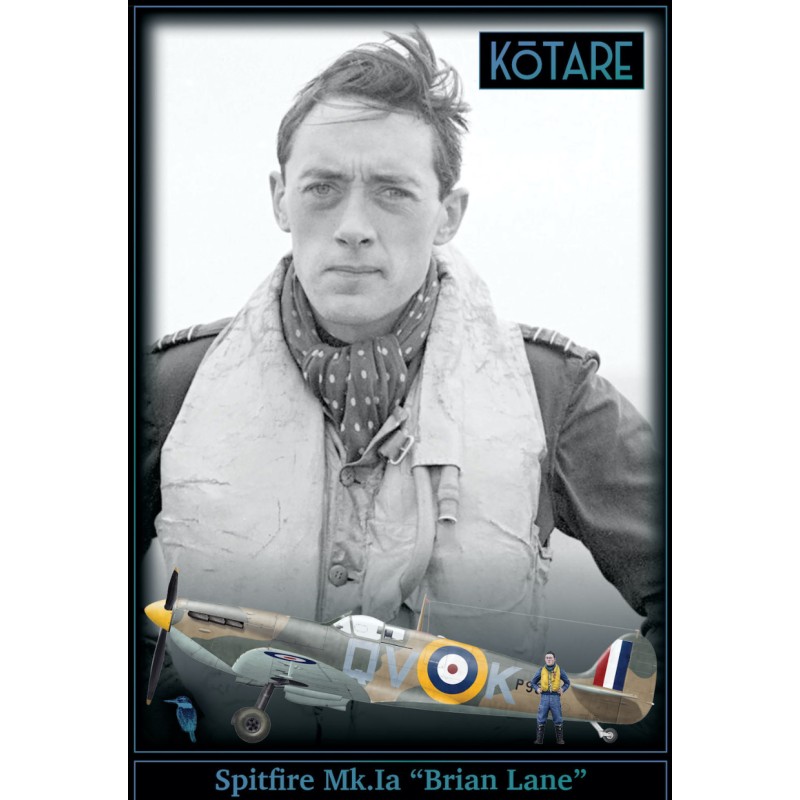 Maqueta 1/32 Spitfire Mk.Ia "Brian Lane" Kotare con figura