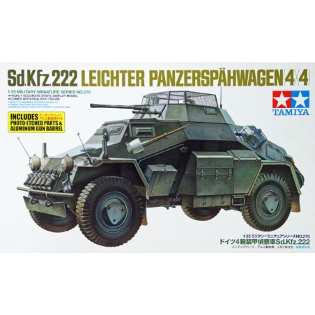 Tamiya 1/35 German SdKfz.222 Leichter Panzerspähwagen model kit