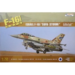 Maqueta 1/72 F-16I "Sufa (Storm)" de la Fuerza Aérea Israelí - Kinetic