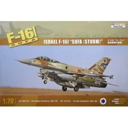 Maqueta 1/72 F-16I "Sufa (Storm)" de la Fuerza Aérea Israelí - Kinetic