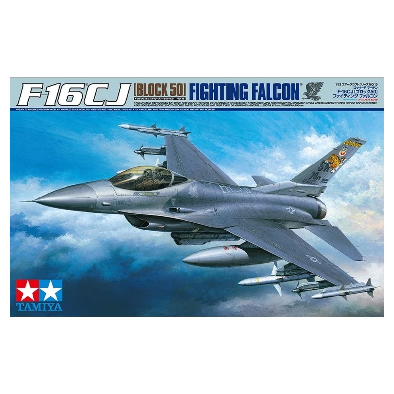 Maqueta 1/32 F-16CJ [Block 50] Fighting Falcon de Tamiya