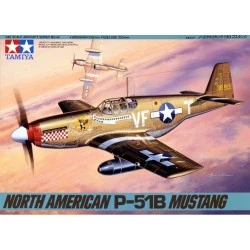 Maqueta 1/48 North American P-51B Mustang de Tamiya en escala 1/48