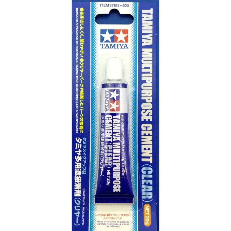 Tamiya Multipurpose Cement (clear) - Adhesivo para Transparentes