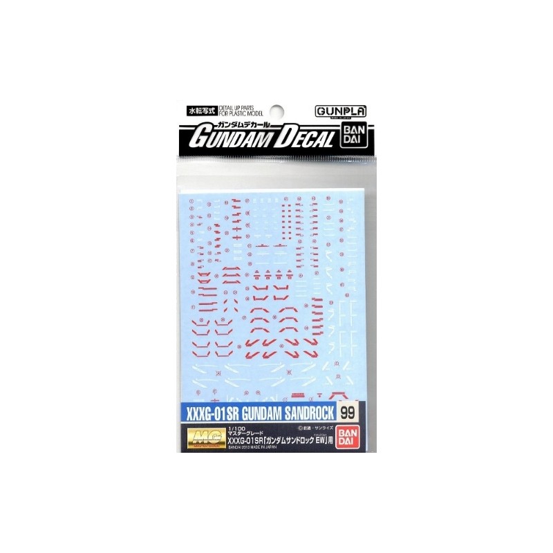 Bandai GD99 MG Gundam Sandrock EW Decal