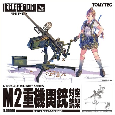 Tomytec 1/12 LITTLE ARMORY: [LD009] BROWNING M2 (ANTI-AIRCRAFT MOUNT)