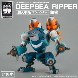 Number 57 1/24 Man Hunter Deep Sea Ripper (Shark) Plastic Model Kit