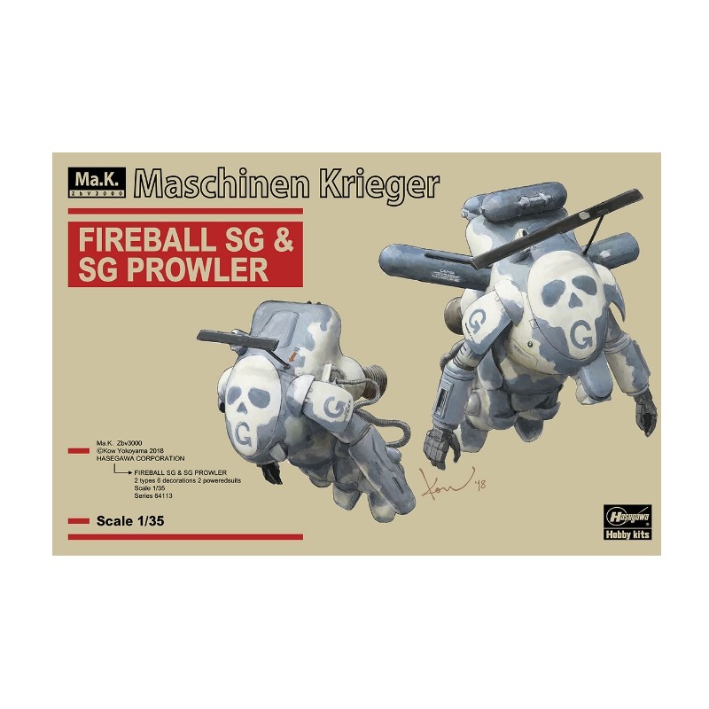 Hasegawa 1/35 Fireball SG & SG Prowler (set of 2)