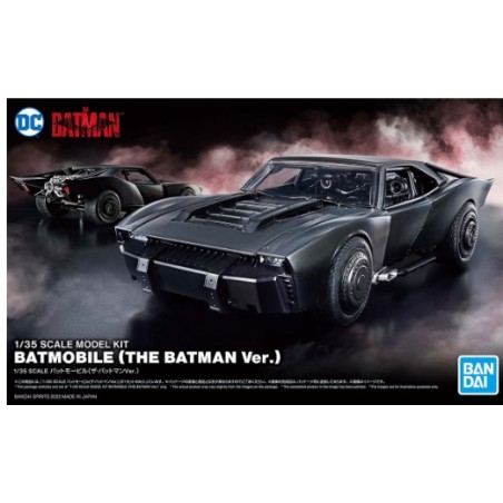 Maqueta 1/35 Batmobile de la película "The Batman", fabricada por Bandai