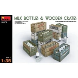 MiniArt 1/35 Milk Bottles & Wooden Crates