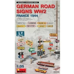 MiniArt 1/35 GERMAN ROAD SIGNS WW2 (EASTERN FRONT SET 1)