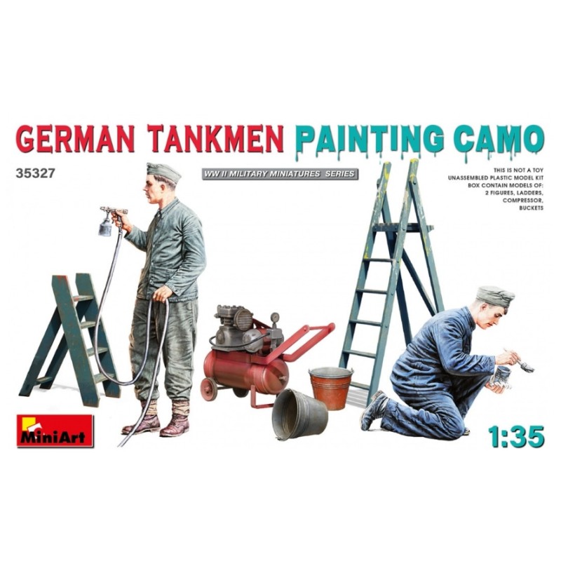 MiniArt 1/35 GERMAN TANKMEN PAINTING CAMO