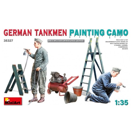 MiniArt 1/35 GERMAN TANKMEN PAINTING CAMO