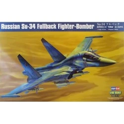 Maqueta de avión Hobby Boss 1/48 Russian Su-34 Fullback Fighter-Bomber- ROBOTINES