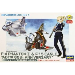 Hasegawa EGGPLANE F-4 PHANTOM II & F-15 EAGLE ADTW 60TH ANNIVERSARY