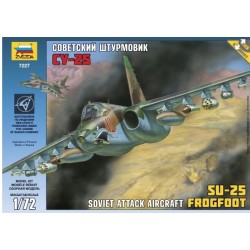 Maqueta de avión Zvezda 1/72 Sukhoi Su-25 Frogfoot