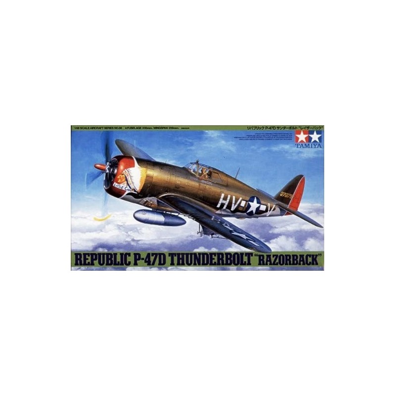 Tamiya 1/48 P-47D THUNDERBOLT RAZORBACK