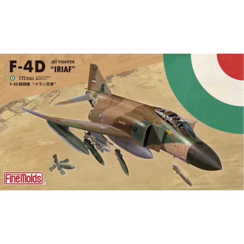 Finemolds 1/72 Iran Air Force F-4D Fighter (Limited Edition) aircraft model kit