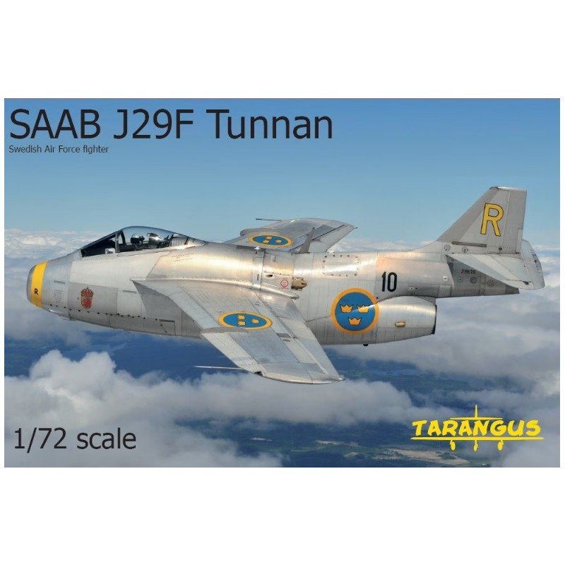 Tarangus 1/72 Saab J 29F Tunnan Swedish Air Force Fighter