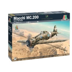 Italeri 1/48 Macchi MC.200 Serie XXI-XXIII aircraft model kit