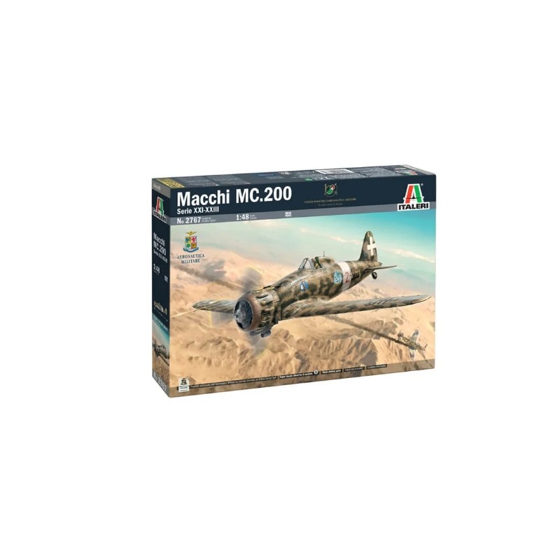 Italeri 1/48 Macchi MC.200 Serie XXI-XXIII aircraft model kit