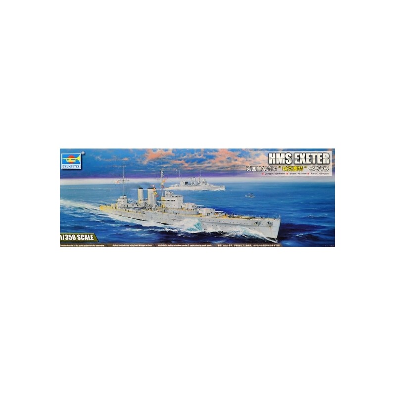 Maqueta de Barco Trumpeter 1/350 HMS Exeter