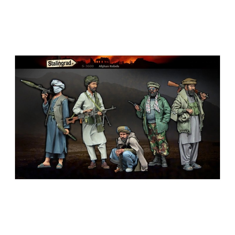 Stalingrad  Afghan Rebel Big Set (5 figures)