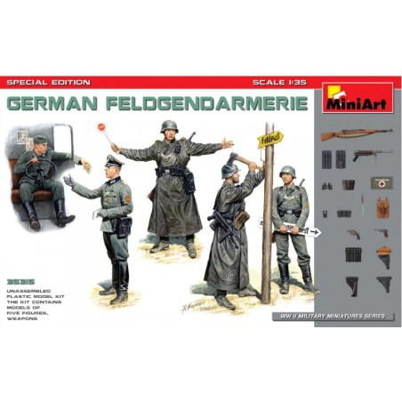 MiniArt 1/35 GERMAN FELDGENDARMERIE. SPECIAL EDITION