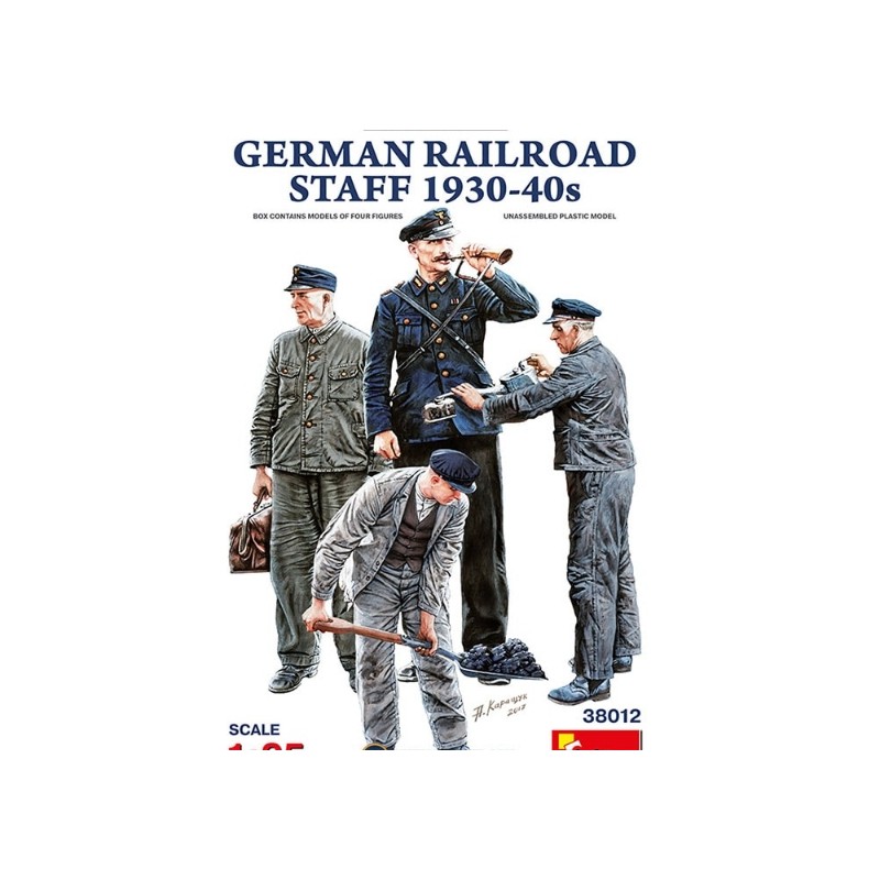 MiniArt 1/35 GERMAN RAILROAD STAFF 1930-40S