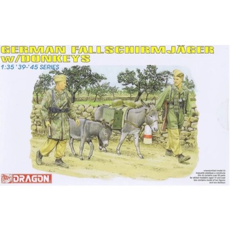 Dragon 1/35 German Fallschirmjäger w/ Donkey