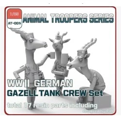 Tori Factory  1/35 WWII GERMAN GAZELLE TANK CREW SET