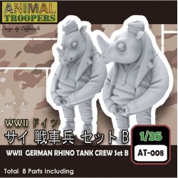 Tori Factory  1/35 WWII GERMAN RHINO TANK CREW SET B