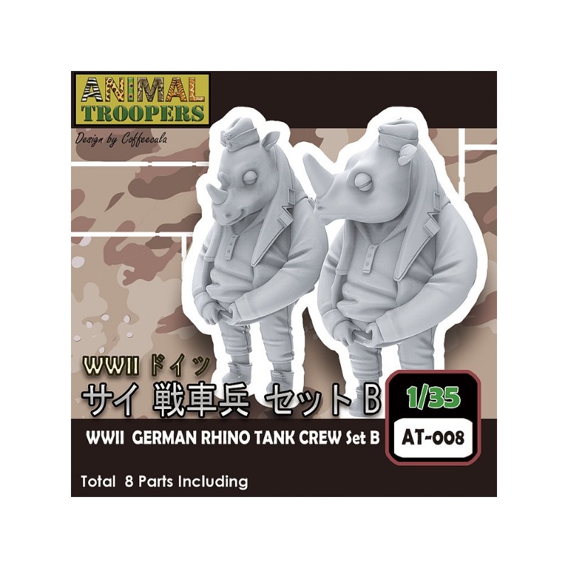 Tori Factory  1/35 WWII GERMAN RHINO TANK CREW SET B