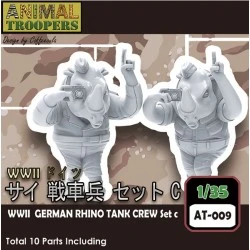 Tori Factory  1/35 WWII GERMAN RHINO TANK CREW SET - Robotines