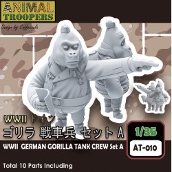 Tori Factory  1/35 WWII GERMAN GORILLA TANK CREW SET A