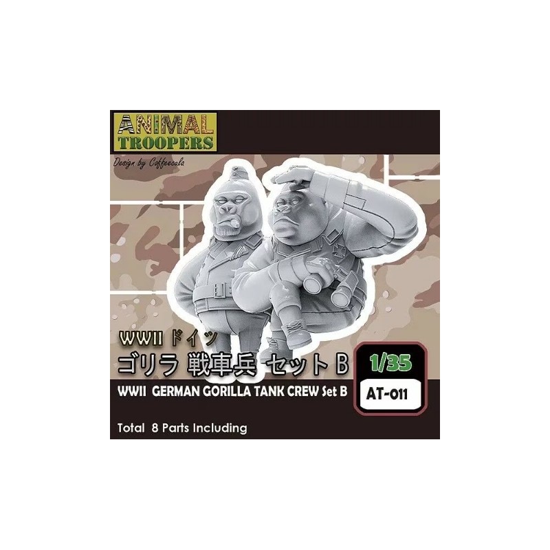 Tori Factory  1/35 WWII GERMAN GORILLA TANK CREW SET B