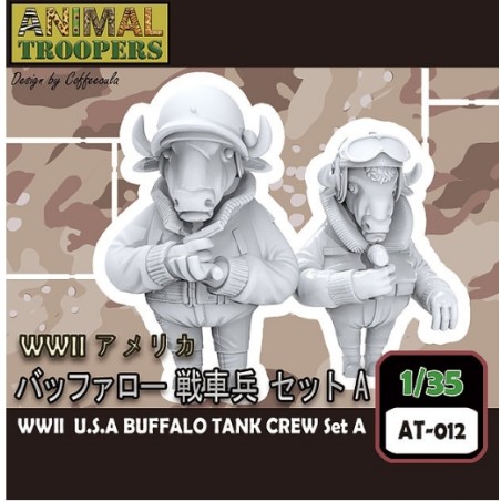 Tori Factory  1/35 ANIMAL TROOPERS: WWII U.S.A BUFFALO TANK CREW SET A