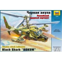 Maqueta de helicoptero  Zvezda 1/72  Russian Attack Helicopter Black Shark "Hokum" - Robotines