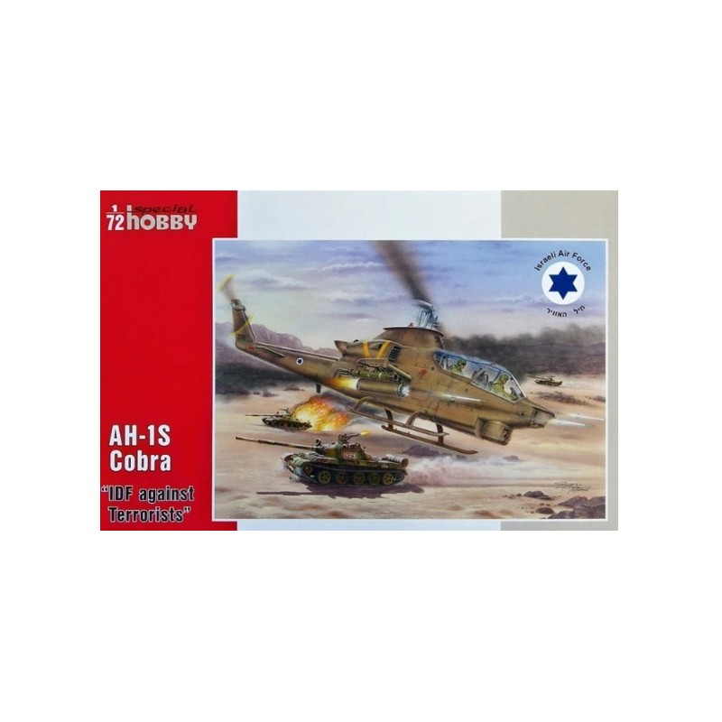 Special Hobby 1/72 AH-1S Cobra "IDF against Terrorists" helicopter model kit