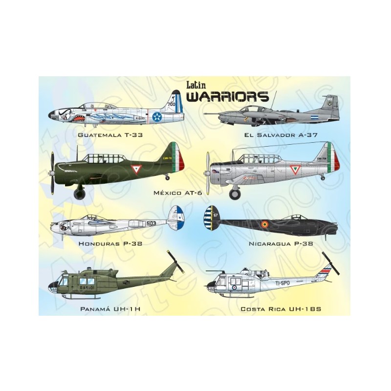 Aztec Models 1/48 Decals Latin Warriors