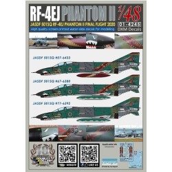 DXM Decals 1/48 1/48JASDF RF-4EJ 501SQ FinalYear 2020(433/380/392)