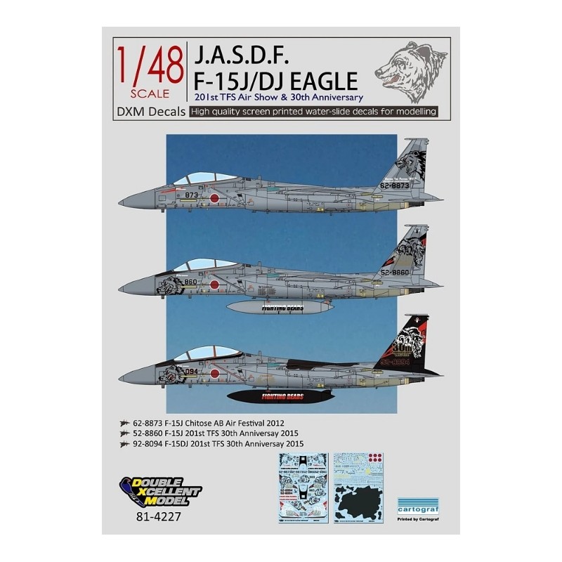 DXM Calca 1/48 J.A.S.D.F. F-15J/DJ Eagle